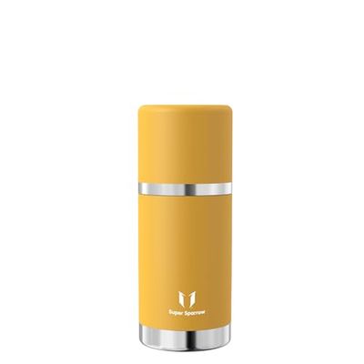 Super Sparrow Borraccia Termica - 500ml - Bottiglia Termica in Acciaio Inox - Borracce Senza BPA - Mantiene Calde 12 Ore o Fredde per 24 Ore - A Prova di Perdite Tappo Funge Anche da Tazza
