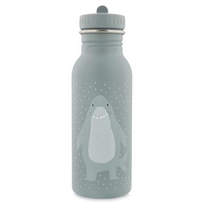 Trixie Baby Trixie Drinkfles voor kinderen, roestvrij staal, 500 ml, Mr. Shark (haai)