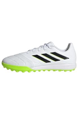 adidas Copa Pure.3 Fotbollsskor för män, Ftwr vit kärna svart Lucid citron, 46 EU