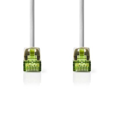 NEDIS Cavo di rete CAT7 - S/FTP - Connettore RJ45 - Connettore RJ45-5 m - Snagless - Rotondo - LSZH - Grigio - Etichetta