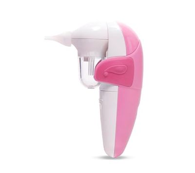 dBb Remond Mouche Bébé Électrique 2 Modes d’Aspiration, 2 Tailles d‘Embout en Silicone Doux, Aspirateur Nasal Musical 12 Mélodies, Débouche Nez Bébé – Ergonomique et Hygiénique, Rose
