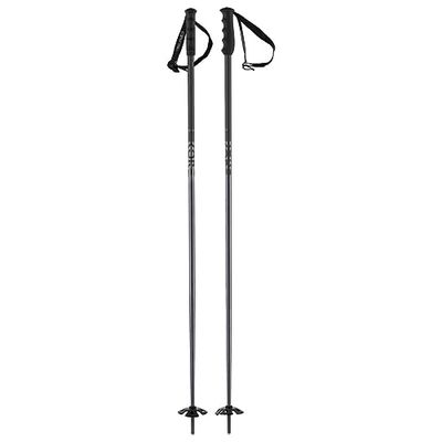 HEAD Unisex vuxen kore svart antracit skidstavar, svart/antracit, 135 cm
