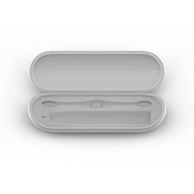 Oclean BB01 Etui podróżne pasuje do elektrycznej szczoteczki do zębów X Pro/Eite/Digital, twardy uchwyt do przenoszenia, przechowuj czystą szczotkę podczas podróży – biały/szary