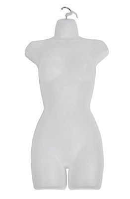 Female Molded Frosted Shapely Form with Hook - Fits Women’s Sizes 5-10