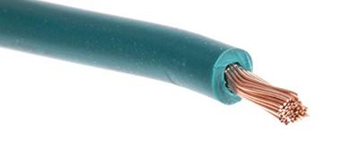 RS PRO Automotive - Cable trenzado (1 mm², 30 m, diámetro de 2,7 mm, 57/0,15 mm, rollo de 30 m), color verde