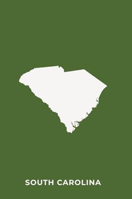 SOUTH CAROLINA – Premium Lined Journal | 6" x 9" | Soft Cover | 120+ Pages: A High-Quality Writing Notebook – Ideal for School, Work, or Thoughtful Gifts