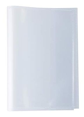 HERMA 19631 Notebook Covers A6 Transparent Clear, Pack of 10, Book Covers Made of Durable, Wipe-Clean & Extra Thick Polypropylene Film, Transparent Notebook Cover Set for School Notebooks, Colourless