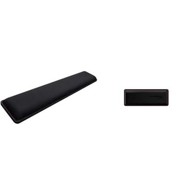 HyperXHyperX Wrist Rest for full-sized keyboards & 4Z7X2AA Wrist Rest – Mice, Cooling Gel, Memory Foam, Anti-Slip, BlackHyperX