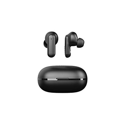 RYGHT GEMEO 2 TWS R480736 - Auriculares intraurales inalámbricos Bluetooth con Funda de Carga - hasta 27 Horas de Escucha combinada - Negro