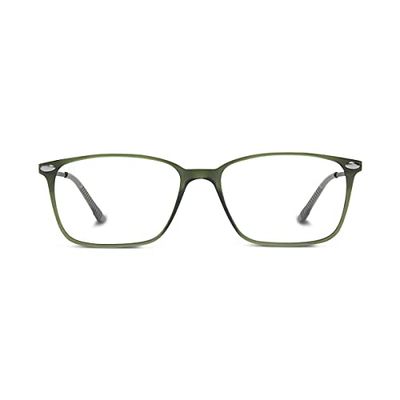 Nooz Optics Gafas de Lectura - Color Negro Aumento +1.50 - Forma Rectangular - Lectores de aumento para hombres y mujeres - Modelo Bao Colección Esencial