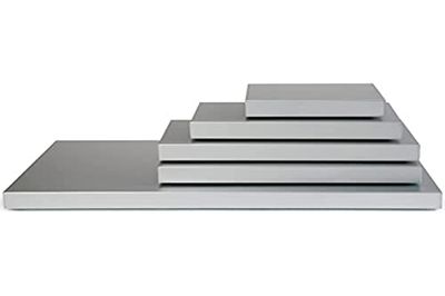 Saro Fridge Model Stay Cool 1/2 GN Platter, 32.5 x 26.5 x 3.6 cm Metal Silver