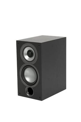 ELAC Uni-Fi 2.0 Bookshelf Speaker UB52, Bookshelf Speaker for Music Playback via Stereo System, 5.1 Surround Sound System, Excellent and Clear Sound, 3-Way Speaker, Black