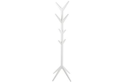 AC Design Furniture 64399 1 Perchero, Madera, Blanco, 42 x 42 x 178 cm