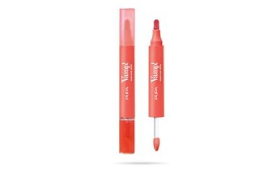 Pupa Rossetto + Gloss Labbra Vamp! Marker Duo, con Acido Ialuronico - 3 in 1 Definisce, Colora e Riempie, Contouring Labbra - Disponibile in 9 Varianti Colore (009 Jelly Coral)