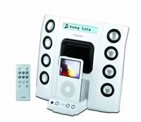 Logic3 i-Station8 Concert Soundsystem luidspreker met display voor Apple iPod met dockconnector wit