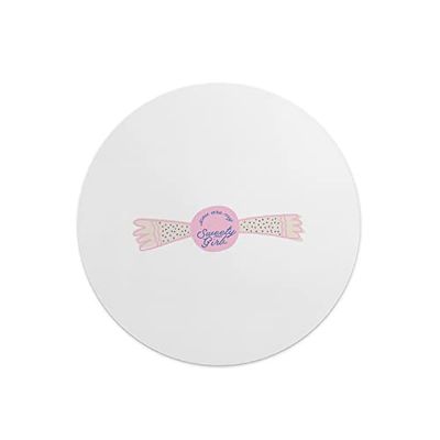 Questo Casa, Tapis de Souris Rond imprimé numérique avec Fond antidérapant pour Bureau et Maison Diamètre 22 cm