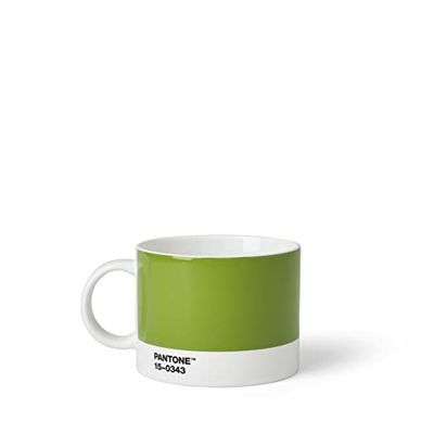 Copenhagen design Pantone Cup, chá / café mug, fina China (cerâmica), 475 ml, verde, verde 15-0343, cor do ano de 2017, porcelana, tamanho único