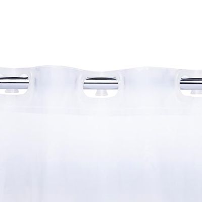 Kenney FlexHook Doublure de Rideau de Douche PEVA Poids Moyen Transparent 180 x 188 cm