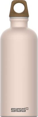SIGG - Aluminium drinkfles - Traveller MyPlanet Journey - klimaatneutraal gecertificeerd - koolzuurhoudende dranken - lekvrij - vederlicht - BPA-vrij - Outdoor & Yoga - Mat witroze - 0,6 l