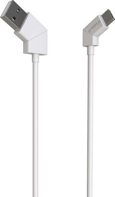 GREENE CABLE TYPE C USB A EMBOUT ROTATIF 1M20 BLANC