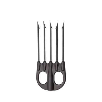 Abysstar 5 spetsar, rosett fiske underbas nylon harmoniskt stål unisex vuxen, polerad