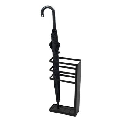 Yamazaki Umbrella Stand, Steel, Black, One Size