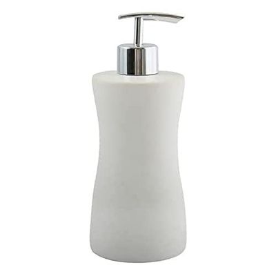 MSV Distributeur de Savon Céramique Palma Blanc