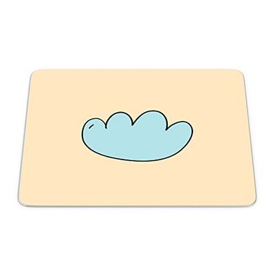 Bonamaison, Rectangle Pop Art Digital Printed Mouse Pad, Non-Slip Base, for Office and Home, Size: 22 x 18 cm