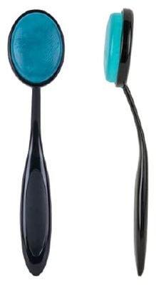 BIFULL BROCHA Ovale en Silicone Aquamarine, Noir, Standard