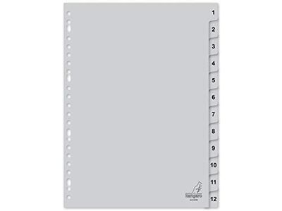 Kangaro G412CM Plastica Grigio 1pezzo(i) divisore