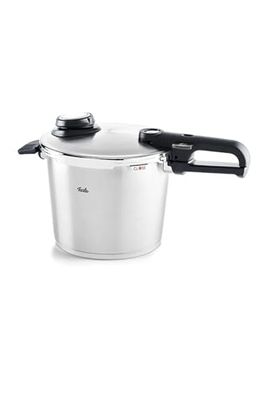 Fissler Vitavit Premium Autocuiseur (6 l, Ø 22 cm) Marmite à Pression en Acier Inoxydable, 4 Niveaux de Cuisson, avec Panier – Compatible Induction