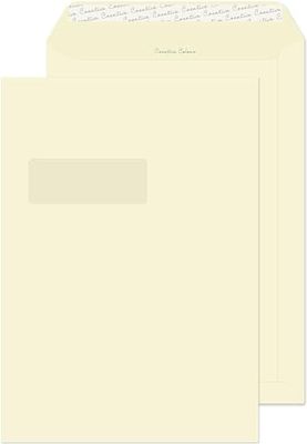 Blake Colour | sobres marfil C4 (32.4 x 22.9cm) | 250 unidades | 120gr | certificado FSC | tira autoadhesiva | sobres para invitaciones y manualidades | sobres crema | modelo 952W