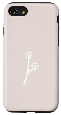 Boho Leaves Pattern Botanical Leaf Minimalism Case for iPhone SE (2020) / 7/8