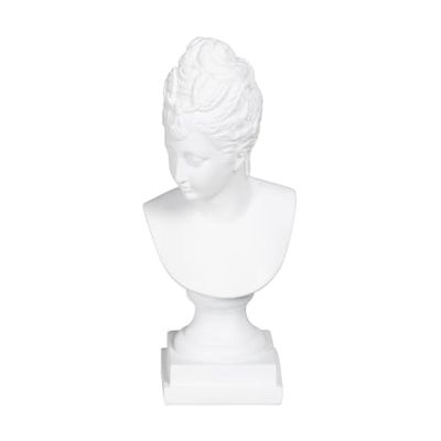 BigBuy Home Decoratief figuur wit 12,6 x 10,3 x 29,5 cm