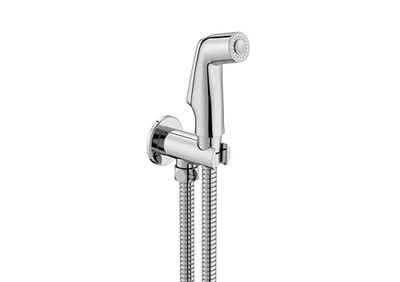 Roca A5B9230C00 Kit Doccia Bidet (1 uscita) Auto-Stop, Be Fresh Go, Cromato