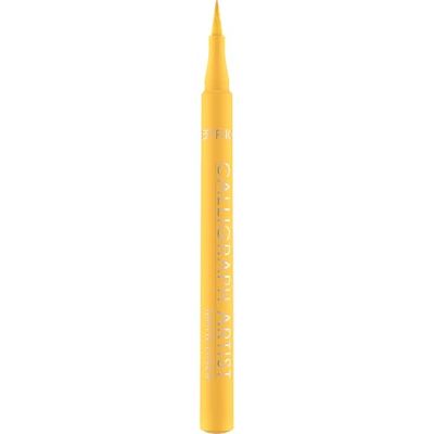 Catrice Calligraph Artist Matte Liner, Eyeliner, n. 040, giallo, risultato immediato, colore intenso, opaco, vegano, senza particelle di microplastica, senza nanoparticelle, senza profumo, confezione