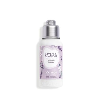 L'OCCITANE - Lait Corps Lavande Blanche - 75 ml - Fabriqué en France