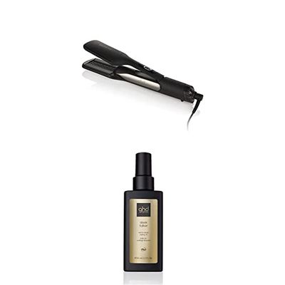 ghd Duet Style 2-in-1 Hot Air Styler in Black + Sleek Talker - Wet to Sleek Styling Oil, Smoothing and Softening Hair Oil with Heat Protection, Formulated with Nourishing Argan Oil