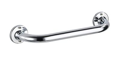 Wenko 17880100 Maniglia Vasca da Bagno Basic 30 cm, 9,5 x 6 x 36 cm, Lucido