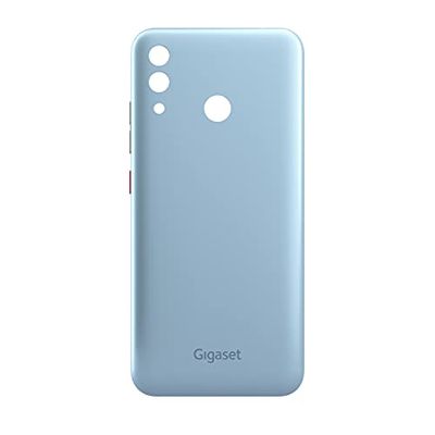 Gigaset GS3 achterkant blauw - zijdematte lak - verwisselbare smartphone backcover - eenvoudig aan te brengen, ligt aangenaam gripvast in de hand, Arctic Blue