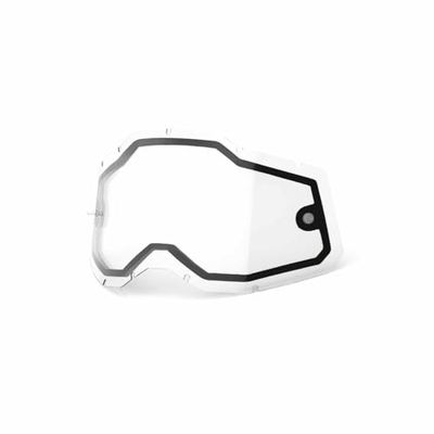 100 Percent Racecraft Gen 2/Accuri Gen 2/Strata Gen 2 Dual Pane MX Goggle Lens One Size Clear
