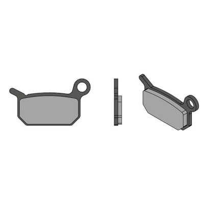 BRENTA CICLO 8033413728089, Sintered Brake Pads for System B4/Racing XC/BR Unisex Adulto, Nero, Taglia Unica