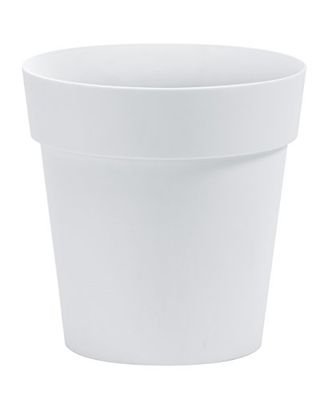 Nicoli 3918b Origin Décor Moulage par Injection Arkè Vase, Blanc, 18 cm