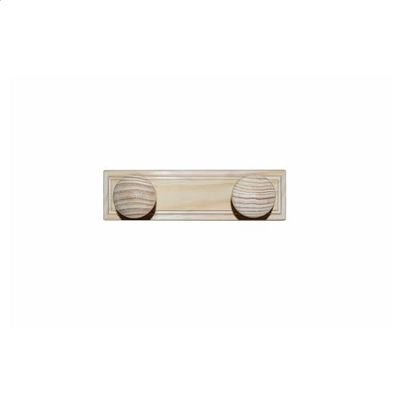 Aranaz Cintre 2 boutons sans vernis, 28 x 9 x 6