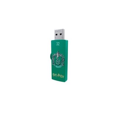 Pendrive USB 2.0, 32 GB, ontwerp van Slytherin, ideaal voor opslag en gegevensoverdracht, van duurzaam kunststof.