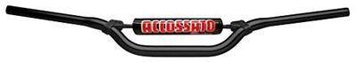 MANUBRIO ACCOSSATO MADE IN ITALY D.22, GAS GAS > EC ROOKIE 50 cc (2002-2002), COLORE NERO E PARACOLPI NERO (SH1N)