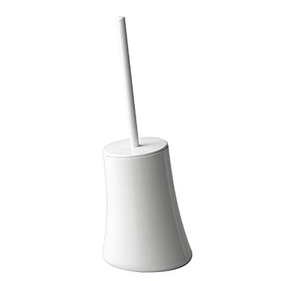 Gedy 17330200300 Escobillero WC, Blanco, 12.6x12.6x36 cm