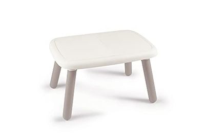 Smoby - Kid Table - Mobilier pour Enfant - Dès 18 Mois - Intérieur et Extérieur - Blanc - 880405