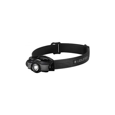 Lampe Frontale LED MH5 d'extérieur, Noir/Gris, Rechargeable Batterie, 400 lumens, autonomie maximale de 35h, lumière Rouge, Peut fonctionner 1 Pile AA, Clip métallique, câble de Charge USB aimanté