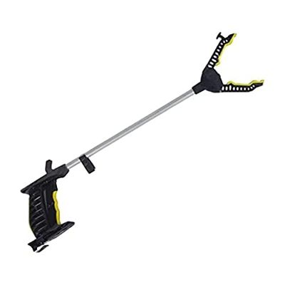 Mobiclinic, Reach Clamp, Reach Arm, Catching Tool, Lightweight, Comfortable, Ergonomic, for People with Reduced Mobility, Disability, 90 cm, Black